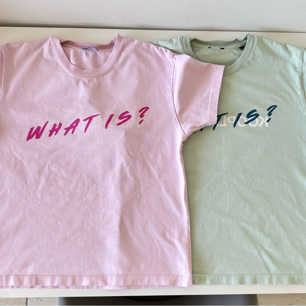 The Kooples 2 Pcs Set of Pink and Green Tshirts, Size 1 (S)